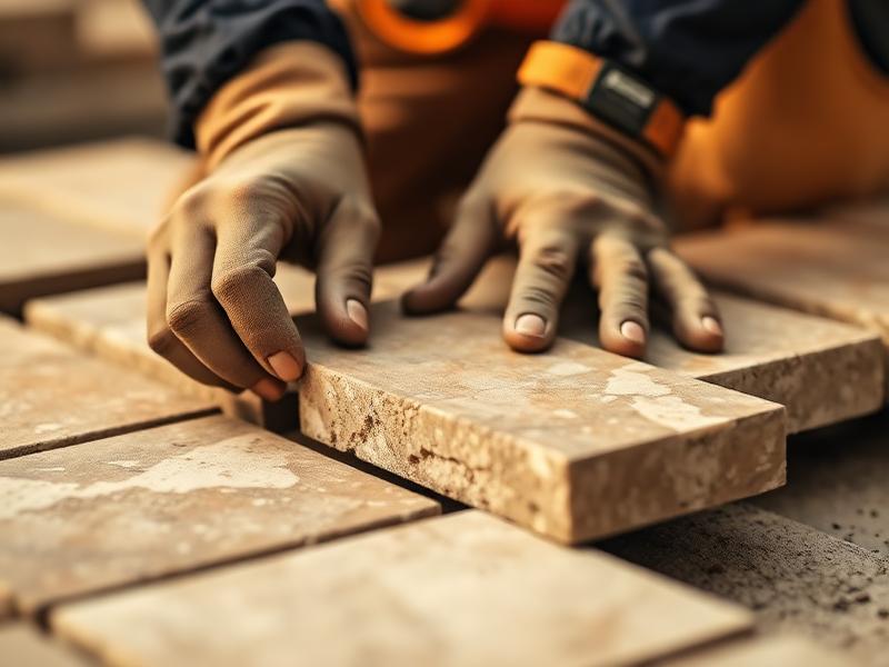 Прецизна строителна работа с естествени материали